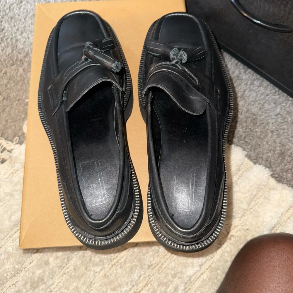 ASOS Design Men’s Black Square Platform Loafers